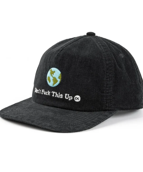 Hats & Beanies | Hats & Beanies*Outerknown Don't Fuck This Up Cord 5-Panel Hat Pitchblack