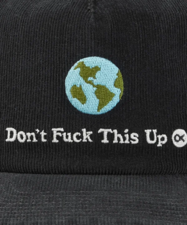 Hats & Beanies | Hats & Beanies*Outerknown Don't Fuck This Up Cord 5-Panel Hat Pitchblack