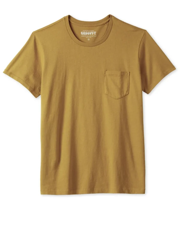 Tees + Henleys*Outerknown Groovy Pocket Tee Tumeric