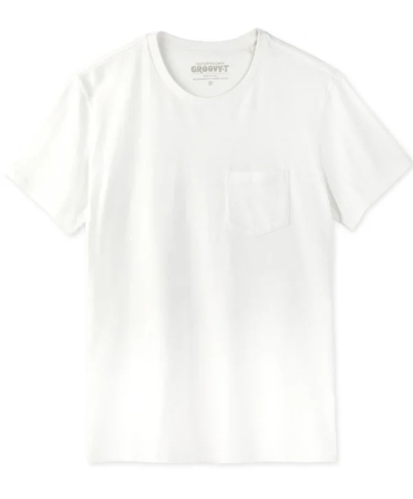 Tees + Henleys*Outerknown Groovy Pocket Tee Salt