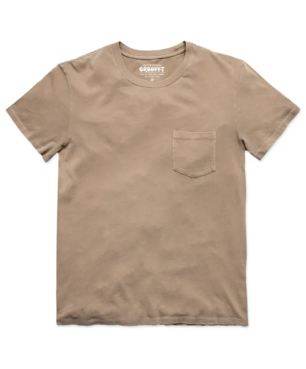 Tees + Henleys*Outerknown Groovy Pocket Tee Sugarpine