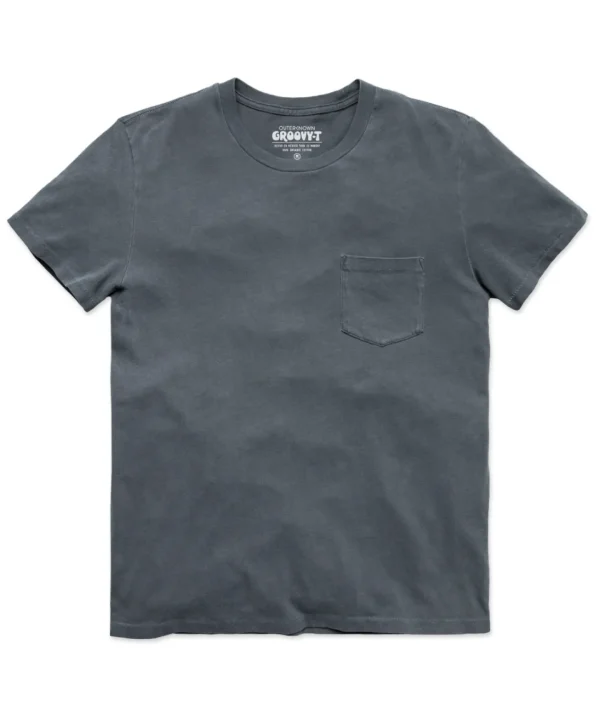 Tees + Henleys*Outerknown Groovy Pocket Tee Trueblack