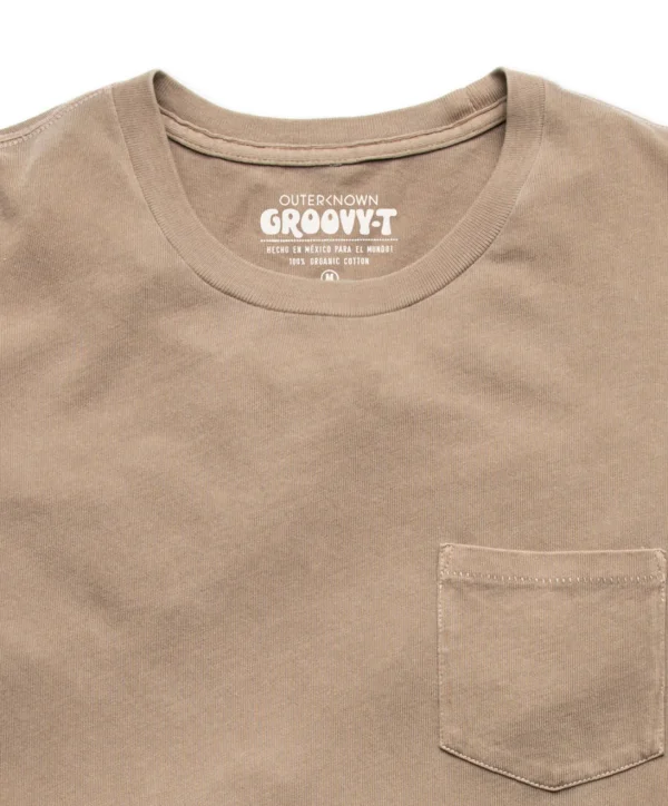 Tees + Henleys*Outerknown Groovy Pocket Tee Sugarpine