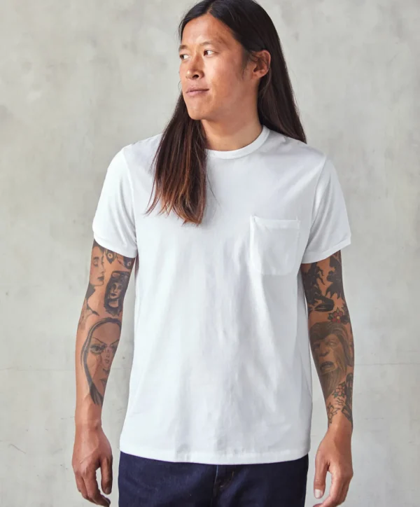 Tees + Henleys*Outerknown Groovy Pocket Tee Salt