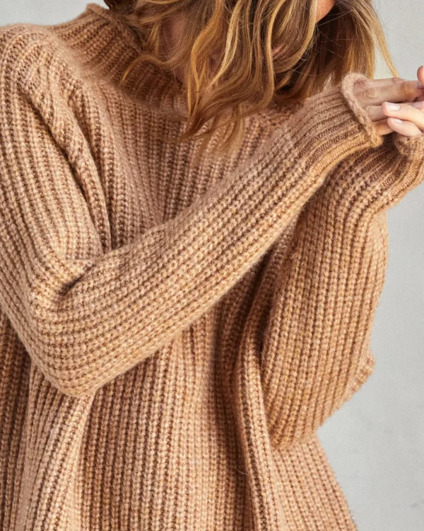 Sweaters*Outerknown Headlands Sweater Heathercamel