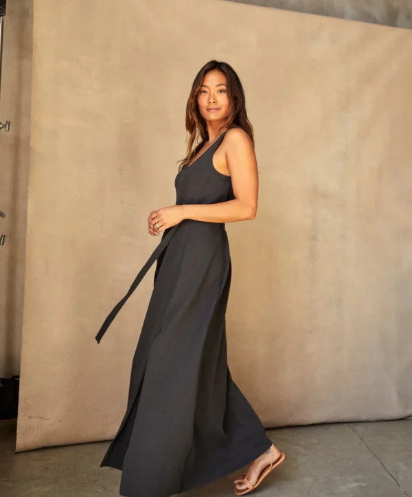 Jumpsuits + Dresses*Outerknown Hermosa Tank Dress Washedblack