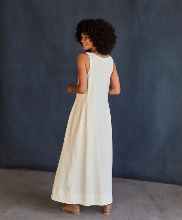 Jumpsuits + Dresses*Outerknown Hermosa Tank Dress Salt