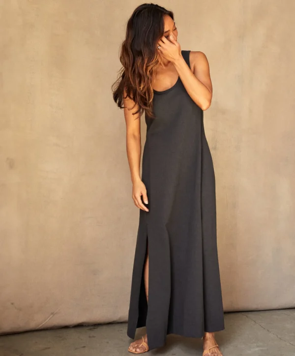 Jumpsuits + Dresses*Outerknown Hermosa Tank Dress Washedblack