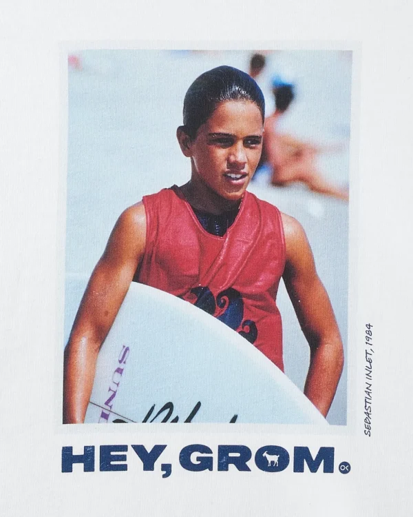 Tees + Henleys*Outerknown Hey Grom Tee Brightwhite