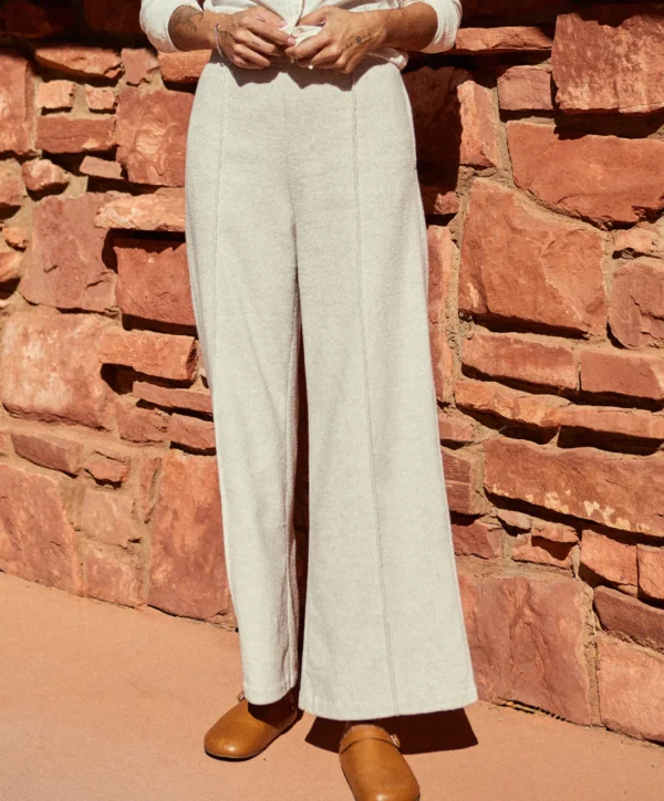 Lounge | Pants + Shorts*Outerknown Hightide Wide Leg Pant Oatmealheather