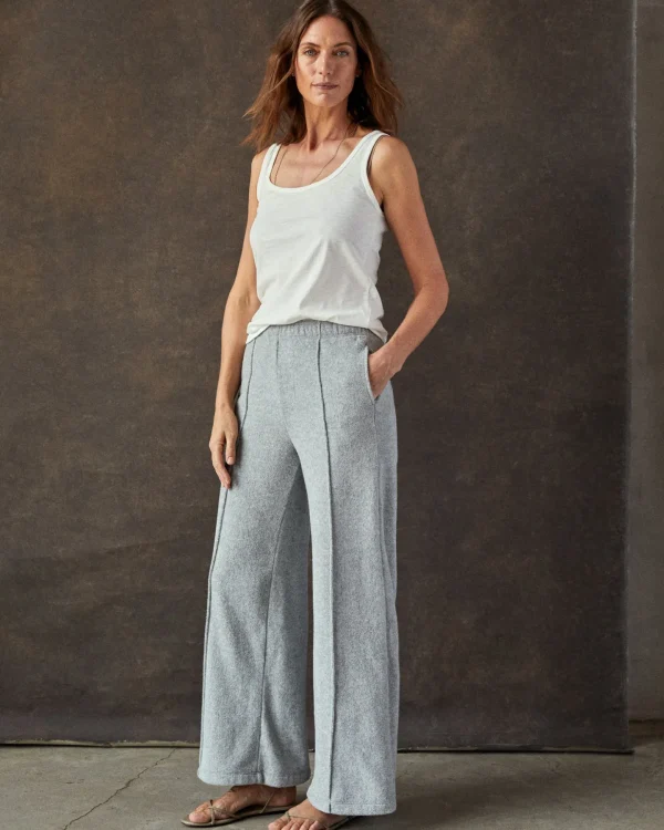 Lounge | Pants + Shorts*Outerknown Hightide Wide Leg Pant Heathergrey