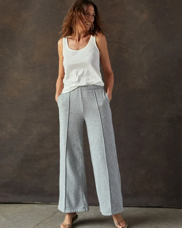 Lounge | Pants + Shorts*Outerknown Hightide Wide Leg Pant Heathergrey