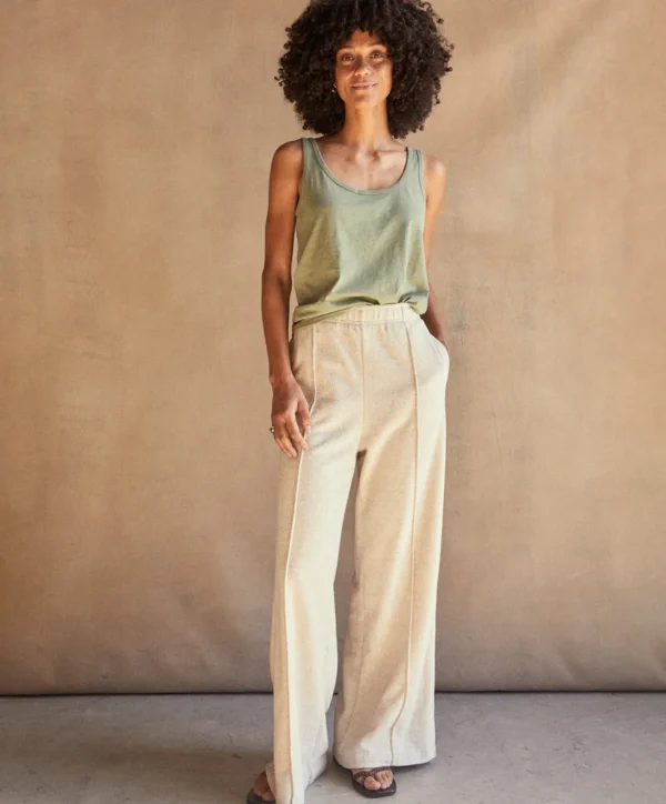 Lounge | Pants + Shorts*Outerknown Hightide Wide Leg Pant Oatmealheather