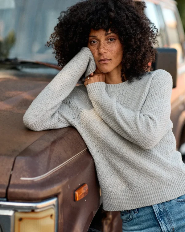 Sweaters*Outerknown Isla Sweater Heathergrey