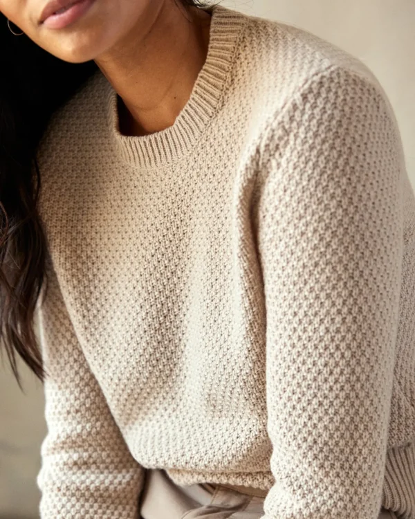 Sweaters*Outerknown Isla Sweater Oatmealheather