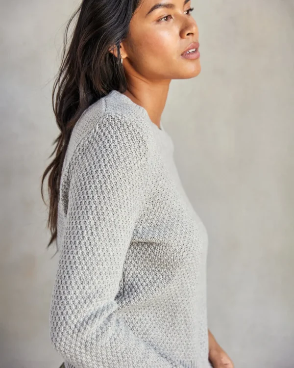 Sweaters*Outerknown Isla Sweater Heathergrey