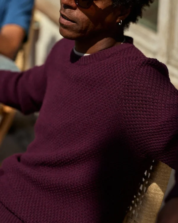 Sweaters*Outerknown Mariner Sweater Plum