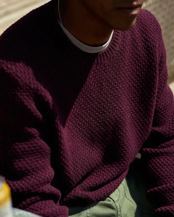 Sweaters*Outerknown Mariner Sweater Plum
