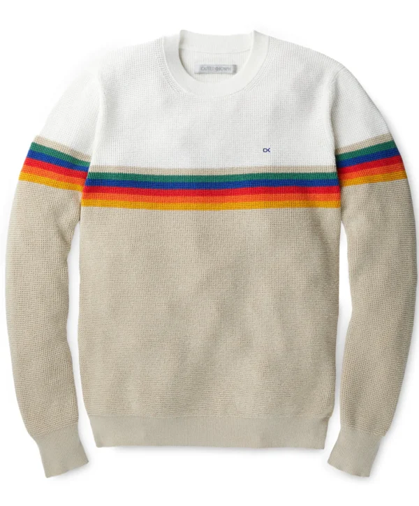 Sweaters*Outerknown Nostalgic Sweater Oatmealrainbow