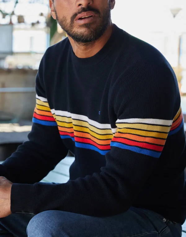 Sweaters*Outerknown Nostalgic Sweater Okblackrainbow