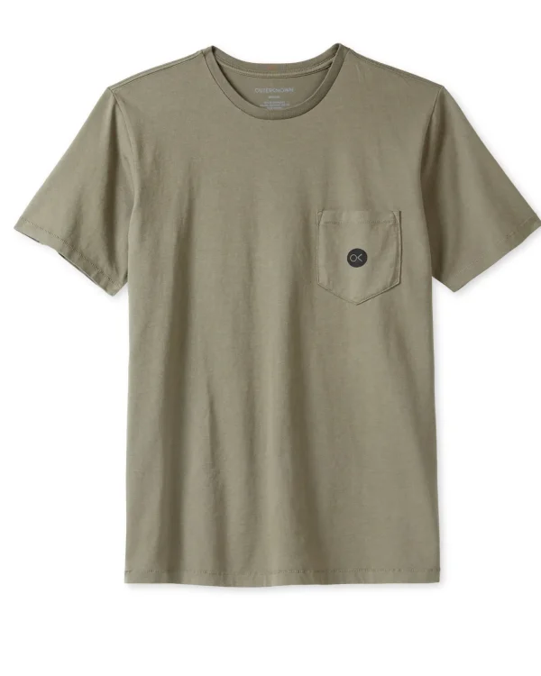 Tees + Henleys*Outerknown OK Dot Pocket Tee Wildmushroom