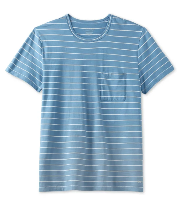 Tees + Henleys*Outerknown Saltwater Slub Pocket Tee Solimarstripe