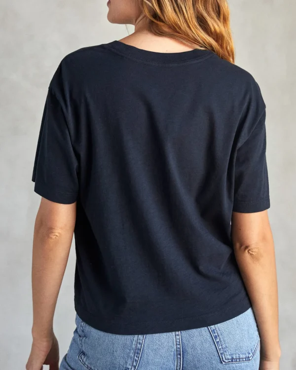 Tees + Tanks*Outerknown Saltwater Slub Tee Pitchblack