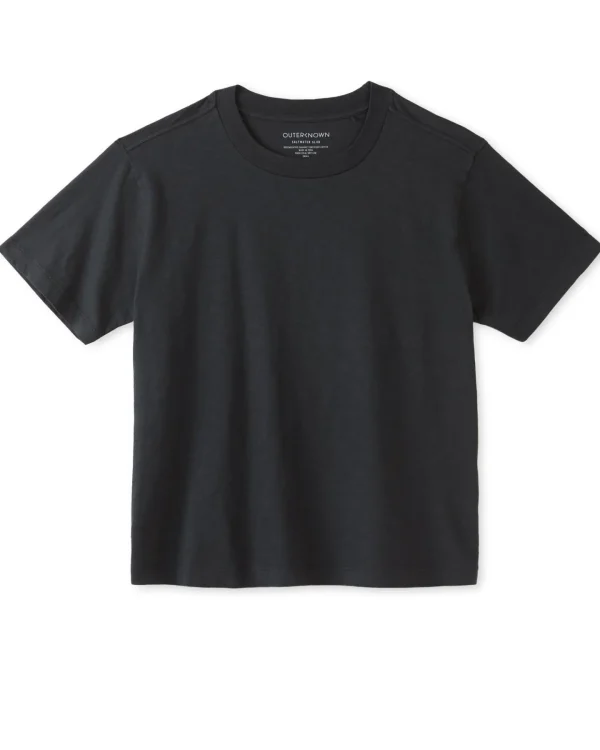 Tees + Tanks*Outerknown Saltwater Slub Tee Pitchblack