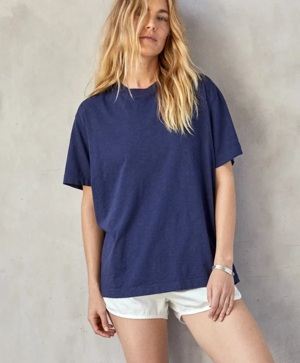 Tees + Tanks*Outerknown Saltwater Slub Tee Marine