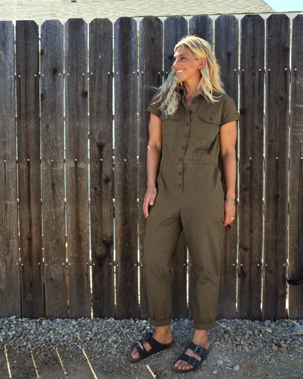 Jumpsuits + Dresses*Outerknown S.E.A. Suit Olivenight