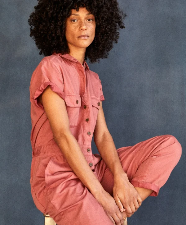 Jumpsuits + Dresses*Outerknown S.E.A. Suit Mineralred