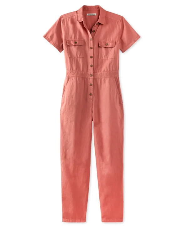 Jumpsuits + Dresses*Outerknown S.E.A. Suit Mineralred