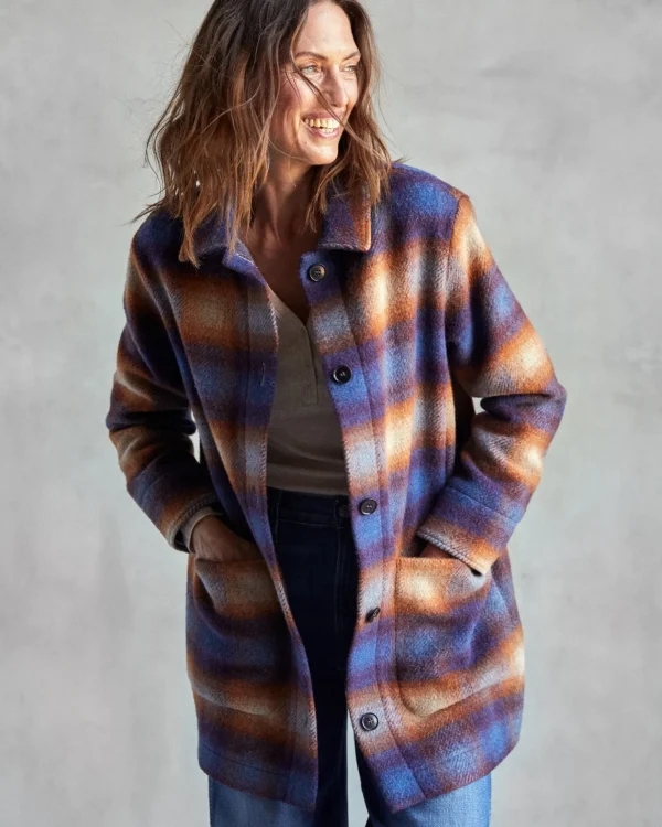 Outerwear*Outerknown Sienna Car Coat Basinplaid