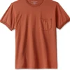 Tees + Henleys*Outerknown Sojourn Pocket Tee Copper