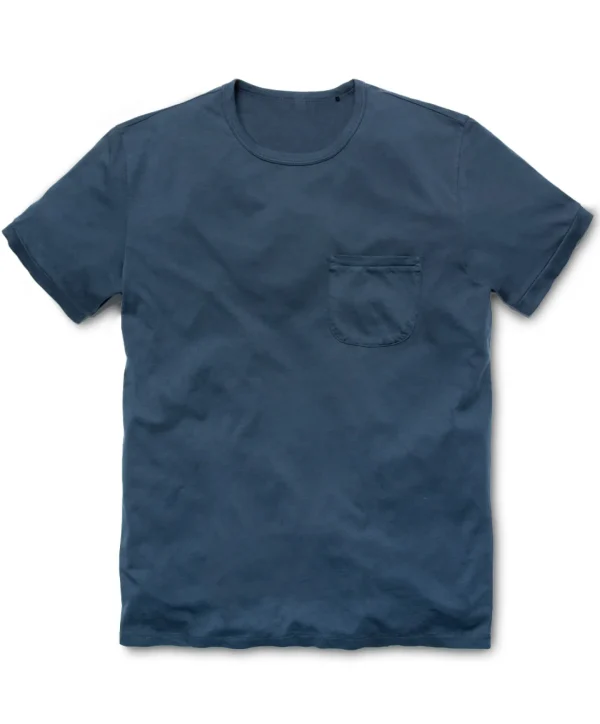 Tees + Henleys*Outerknown Sojourn Pocket Tee Indigo