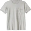 Tees + Henleys*Outerknown Sojourn Pocket Tee Greyquartz