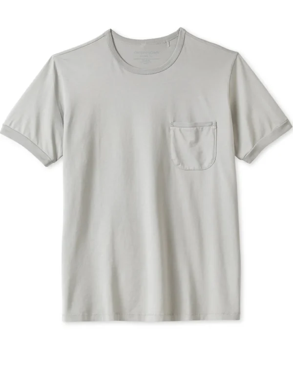 Tees + Henleys*Outerknown Sojourn Pocket Tee Greyquartz