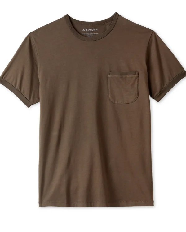 Tees + Henleys*Outerknown Sojourn Pocket Tee Beachwood