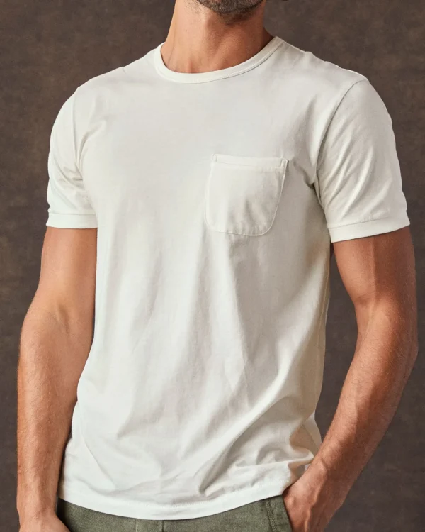 Tees + Henleys*Outerknown Sojourn Pocket Tee Salt