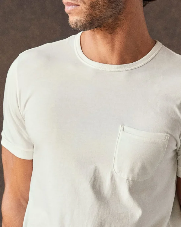 Tees + Henleys*Outerknown Sojourn Pocket Tee Salt