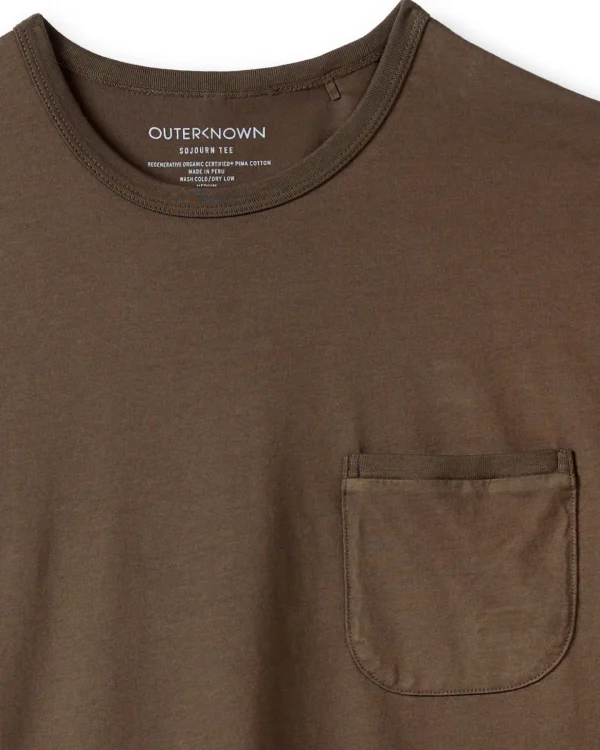 Tees + Henleys*Outerknown Sojourn Pocket Tee Beachwood