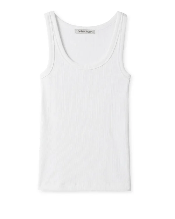 Tees + Tanks*Outerknown Sojourn Ribbed Tank Brightwhite