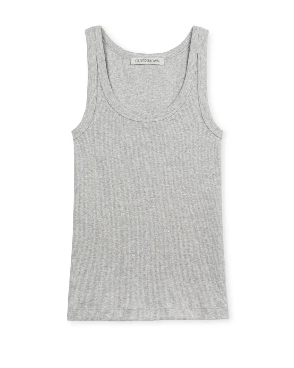 Tees + Tanks*Outerknown Sojourn Ribbed Tank Heathergrey