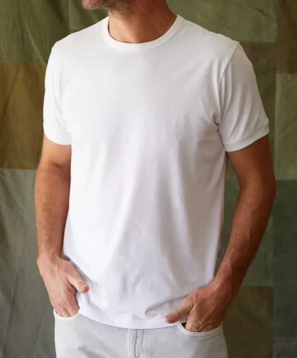 Tees + Henleys*Outerknown Sojourn Tee Brightwhite