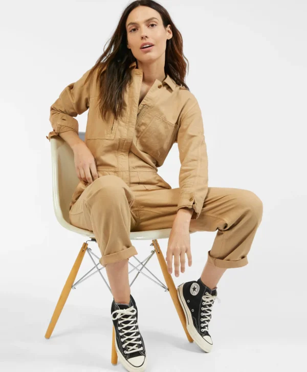 Jumpsuits + Dresses*Outerknown Station Jumpsuit Sand