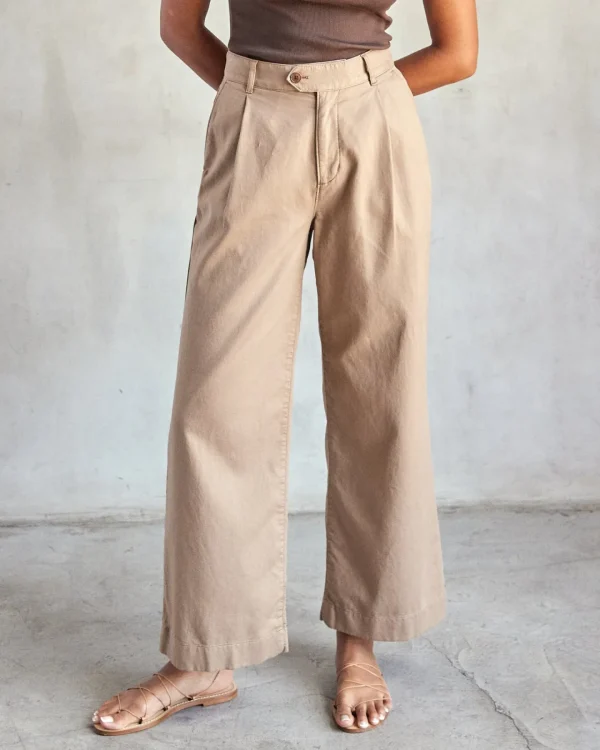 Pants + Shorts*Outerknown Summerland Trouser Chestnut