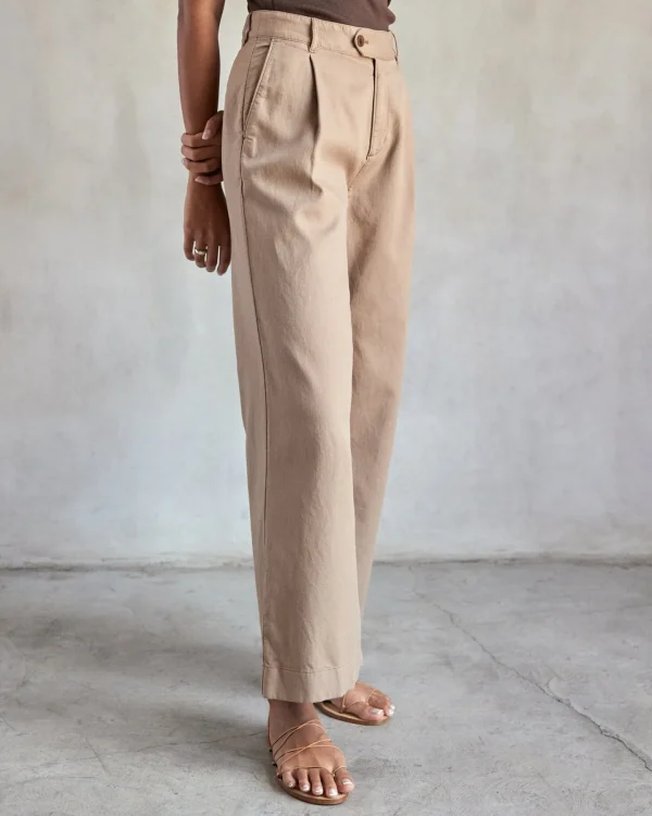 Pants + Shorts*Outerknown Summerland Trouser Chestnut