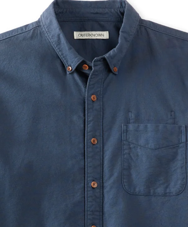 Shirts*Outerknown The Artist Oxford Marine