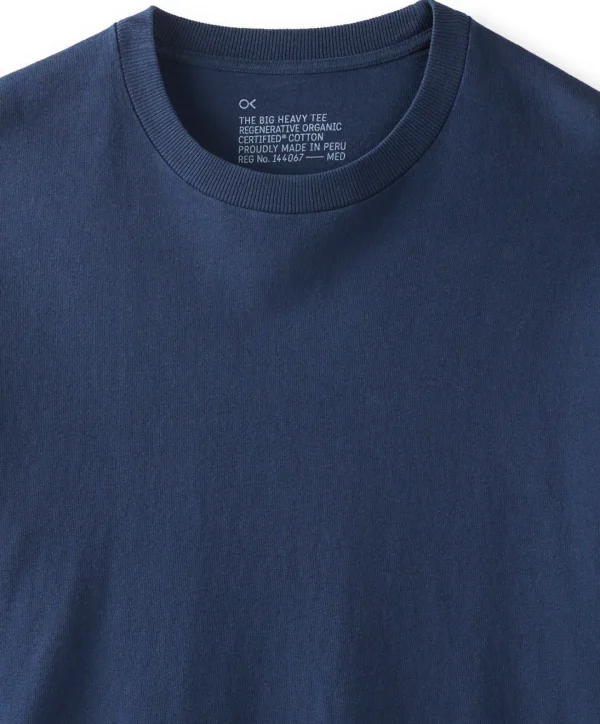 Tees + Henleys*Outerknown The Big Heavy Tee Indigo