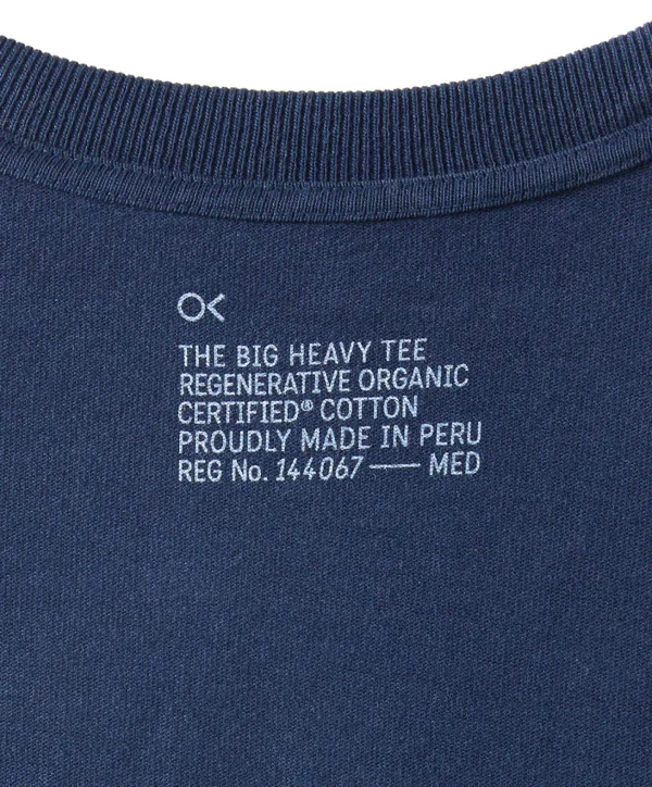 Tees + Henleys*Outerknown The Big Heavy Tee Indigo